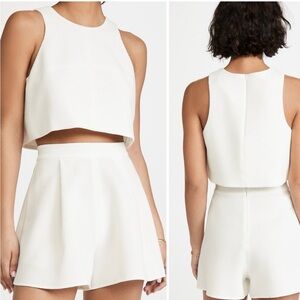 Women's Black Halo x Laurel Berman Sanibel Two-Piece Romper Size 10 New!